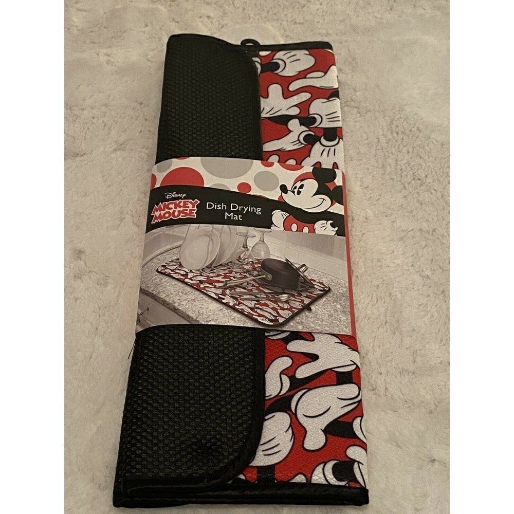 NEW Disney Mickey Mouse Dish Drying Mat 16" x 18"